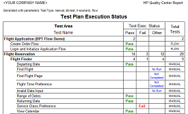 Test Plan Execution Status Report